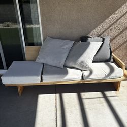 Custom Wood Chase Lounge