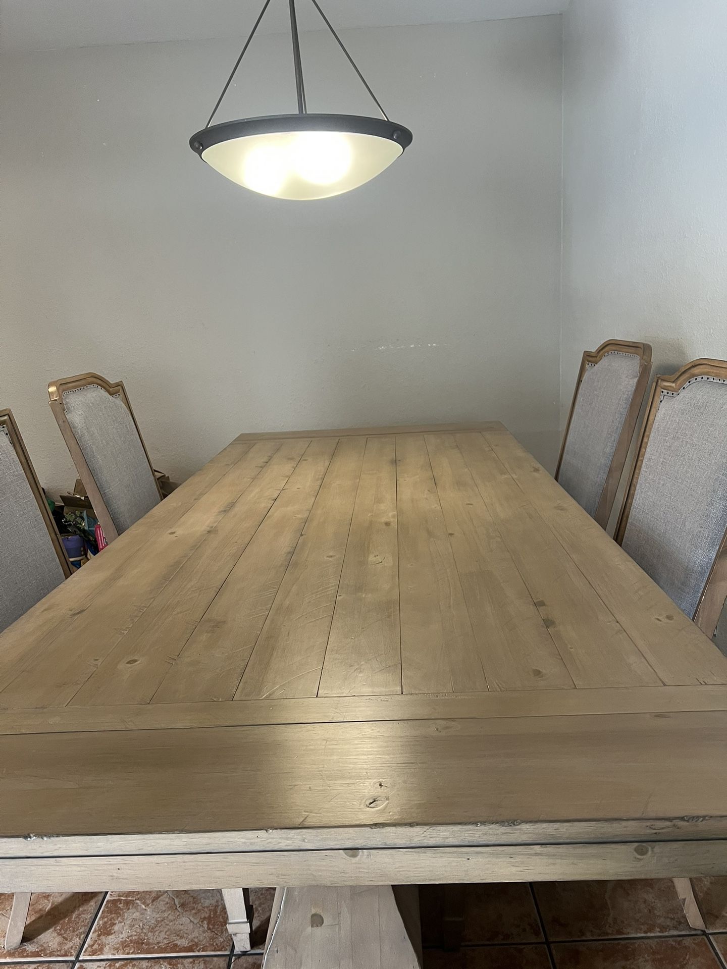 Large Dining Table And 4 chairs
