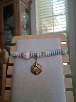 Pastel seashell bracelet