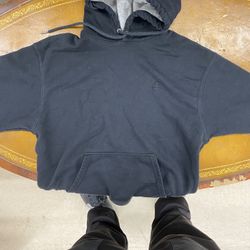 Black champion hoodie M