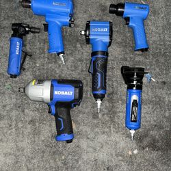Air Compressor With Complete Air Tool Set 