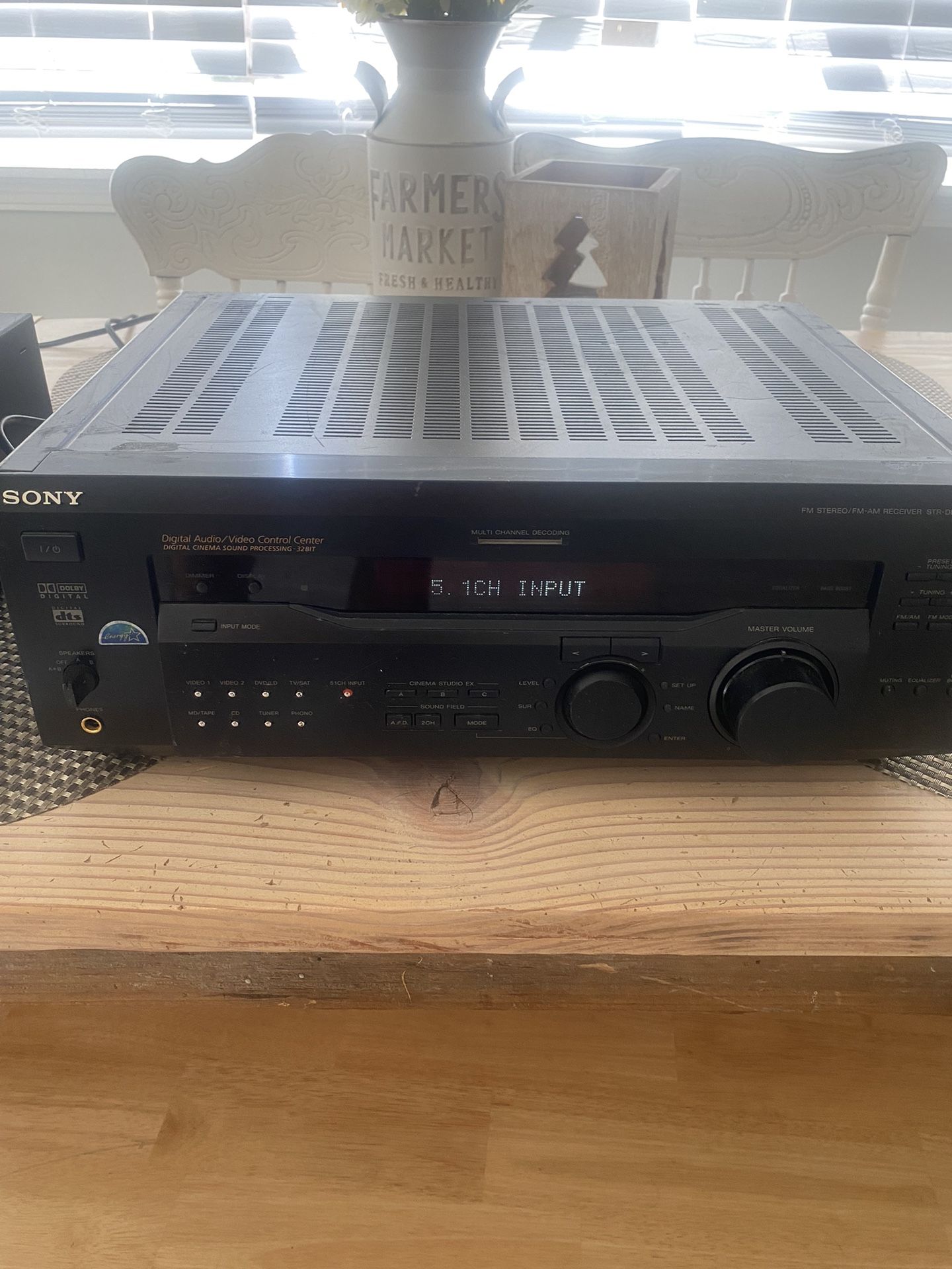 Sony STR-DE845 5.1 Channel FM Stereo/ FM-AM Digital Receiver
