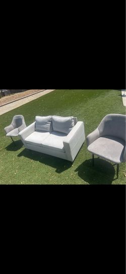 Small couch and chairs
