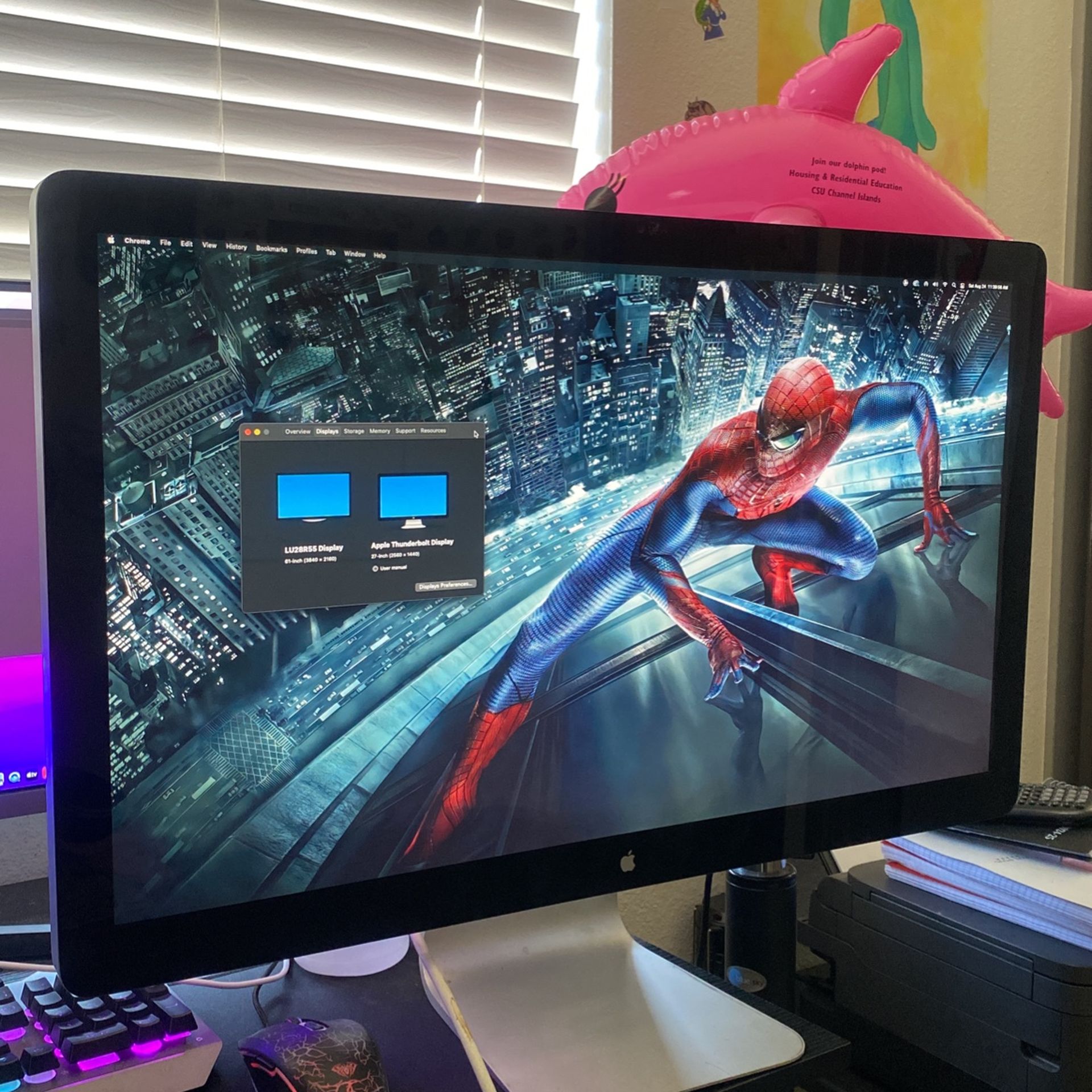 27 inch Apple 2K Thunderbolt Display Monitor
