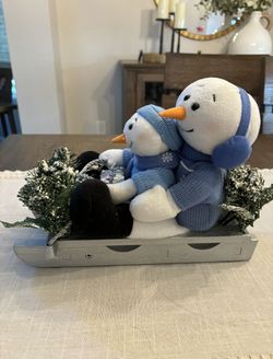 Christmas Snowman Musical Plush