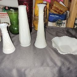 Vintage Milk Glass 