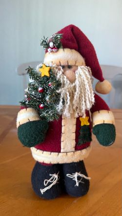 Cute Weighted-Feet Plush Santa Figurine