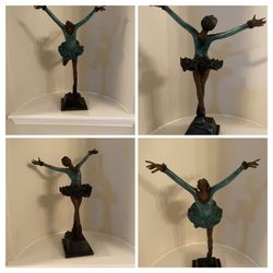 Large Solid Bronze Ballerina Statues ( Each $499)