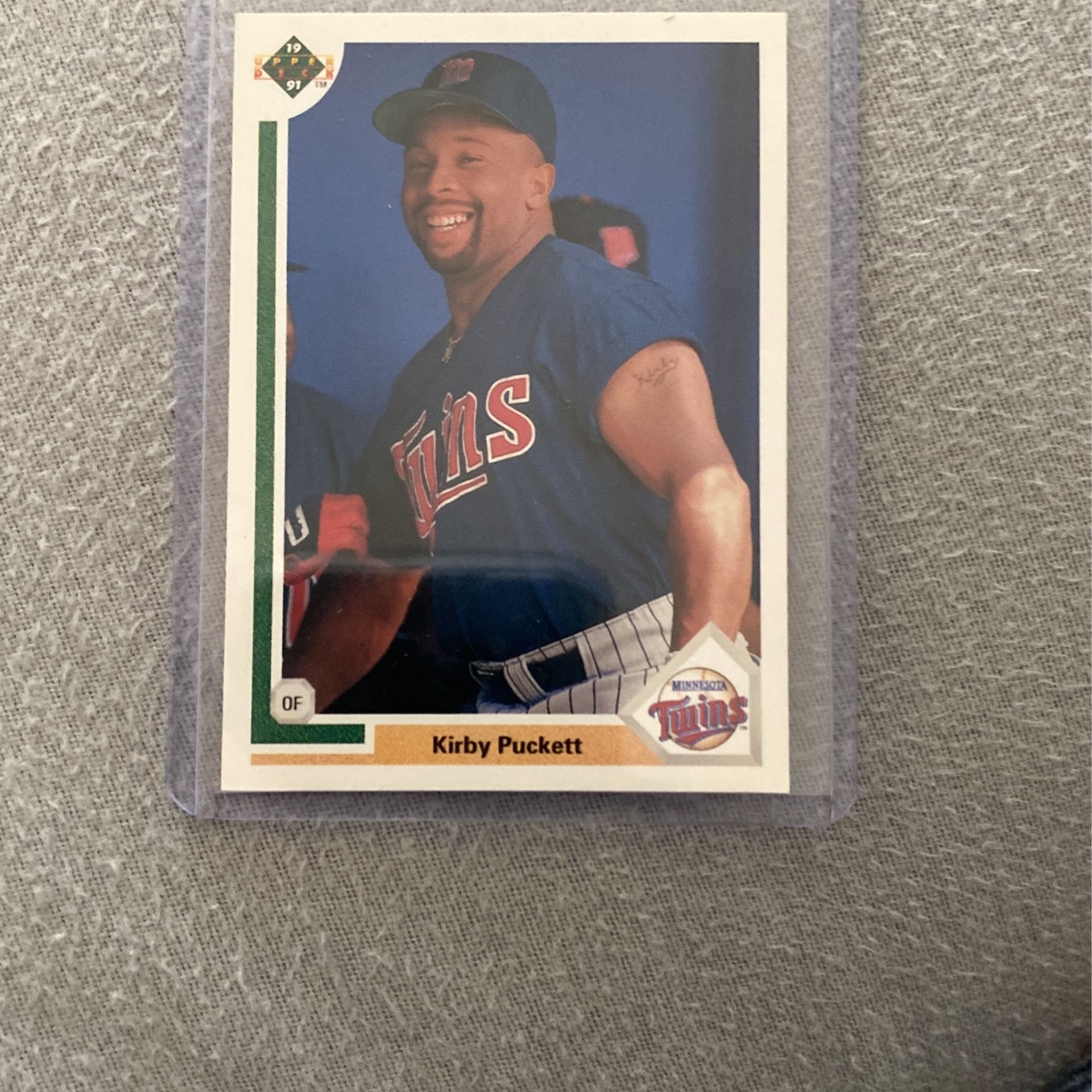 Upper Deck 1991 Kirby Puckett *ERROR CARD*!