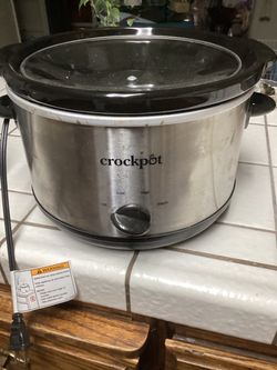 Crockpot Slow Cooker Stainless Steel