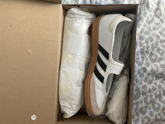 Adidas Samba White Black Gum Sole Sneakers