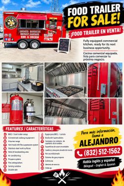 Food trailer for sale