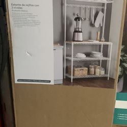 MEETUP 91326. 3 TIER BAKERS RACK BUT CAN BE USED FOR OTHER COOKING. BRAND NEW IN BOX.