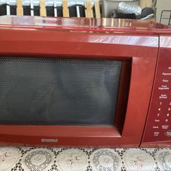 New Very Well Functioning Red Color Kenmote Microwave 