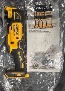 DEWALT XR OSCILLATING MULTI-TOOL WITH BLADES  (TOOL ONLY)