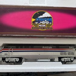 MTH O Gauge Amtrak F40PH Diesel Locomotive #840 – O Scale (runs)