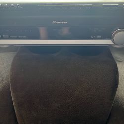 Pioneer Receiver And Surround Sound speakers.