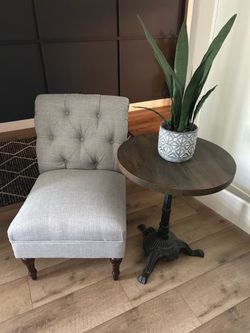 End table (chair for sale, too)