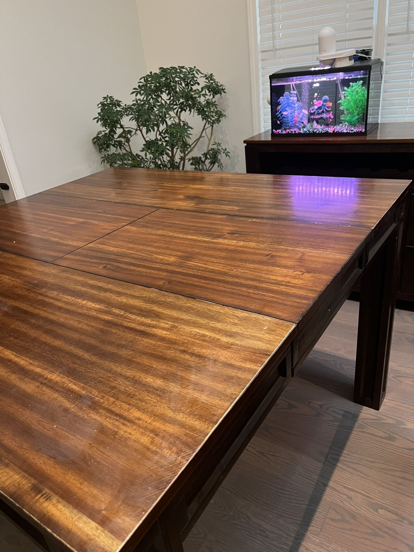 Dining Table built In Extender & Server