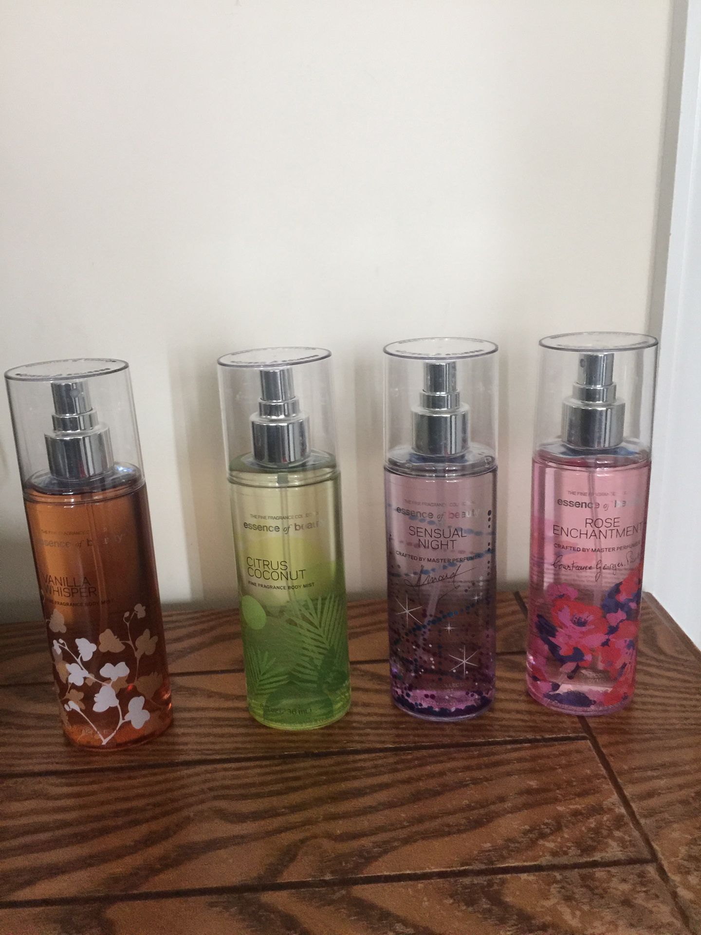 Brand new essence fragrance all 4 for $15