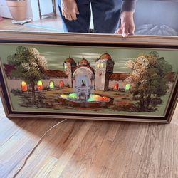 Antique Light Up Art 