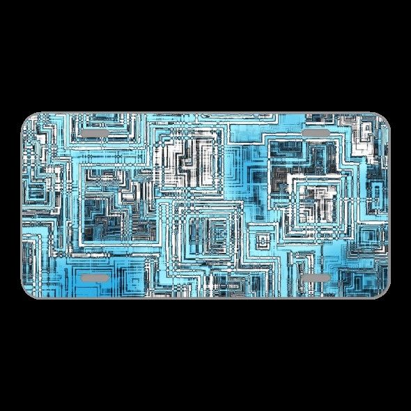 License Plate Novelty Car Front Banner Header Circuits Electronics