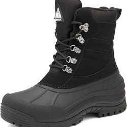 NEW Size 14 POLAR Men Insulated Winter Snow Boots Hiking Mucker Duck Grafters Waterproof Thermal Boot