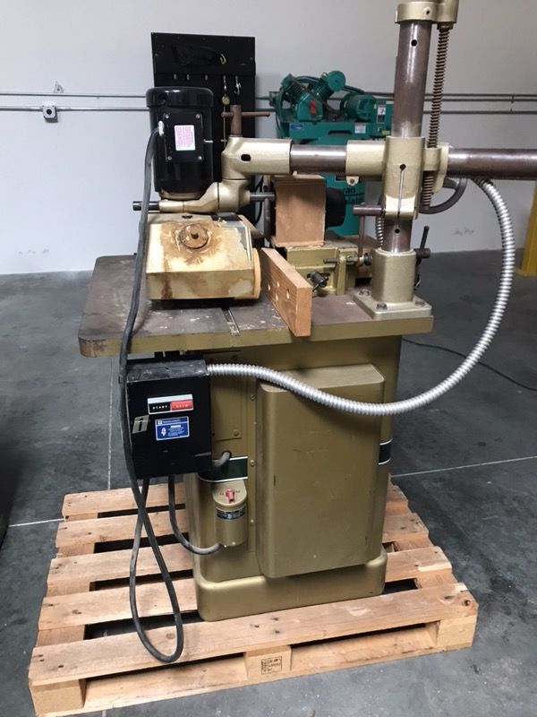Powermatic Model 26 Shaper With Powermatic Power Feeder For Sale