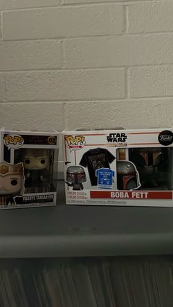 POP! Figures Boba Fett (with club T-shirt) and Viserys Targaryen