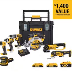 Dewalt. 20V MAX Cordless 7 Tool Combo Kit