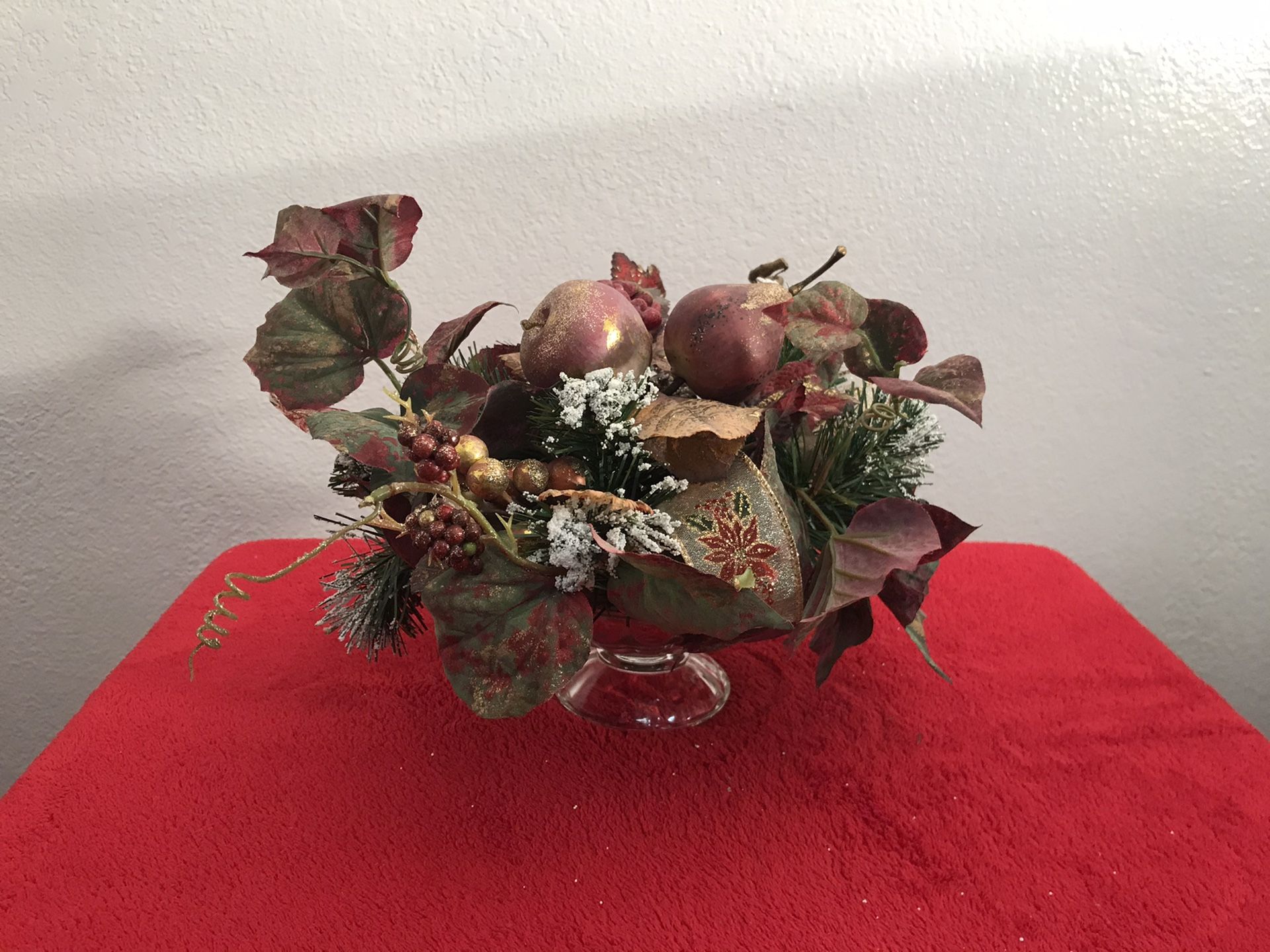 Handmade Small Christmas Centerpiece