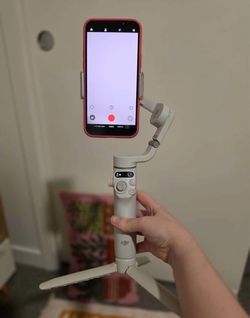 DJI Osmo Mobile 6, 3-Axis Phone Gimbal, Object Tracking, Built-in Extension Rod, Portable and Foldable, Gimbal Stabilizer for iPhone, Android, YouTube