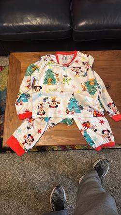 Disney 100 Christmas Pajama Set