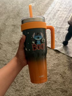 Zak! Disney Stitch Halloween Tumbler with Handle