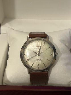 Vintage 1960s Waltham 21 Jewels Shockresistant Manual Wind Men's Watch