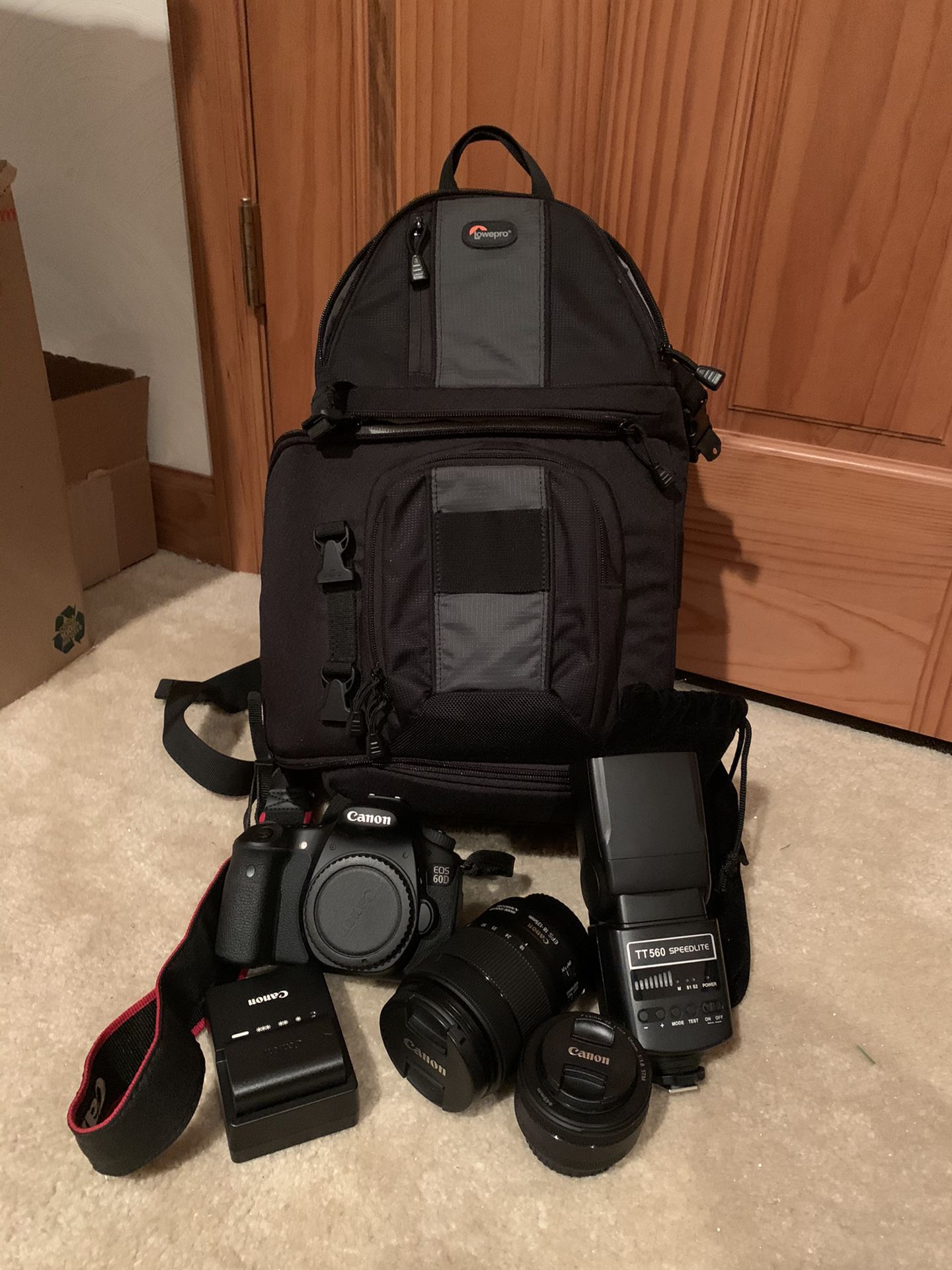 Canon 60D and accessories