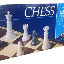 1993 Vintage Golden Chess Classic Game For 2 Players Ages New Sealed