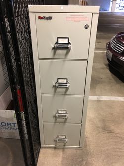 Fire proof file cabinet