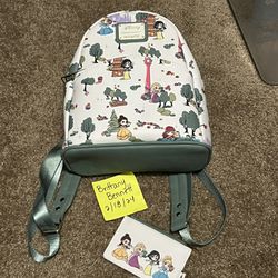 Princess Landscape Loungefly Backpack Set
