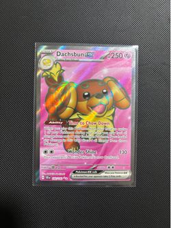 Pokemon Dachsbun ex