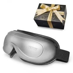  206# Eye Massager with Heat- 5 Modes and Bluetooth Music, 180° Foldable, Ideal Gift for Mom/Dad, Gray