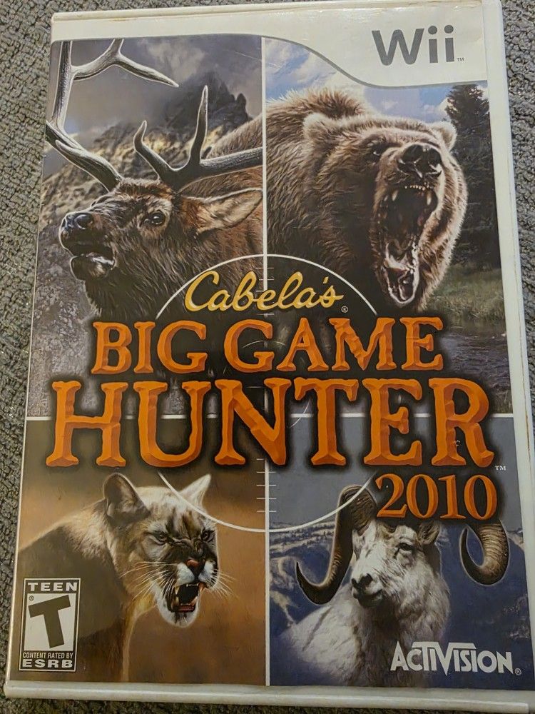 Cabela's Big Game Hunter 2010 (Nintendo Wii, 2009)CIB