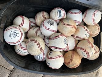 Baseballs - Used Leather Good Quality