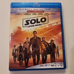 $5 BLU RAY. SOLO. $5 OR TRADE FOR A MOVIE TITLE I DO NOT ALREADY OWN. BLU RAY ONLY NO DIGITAL .