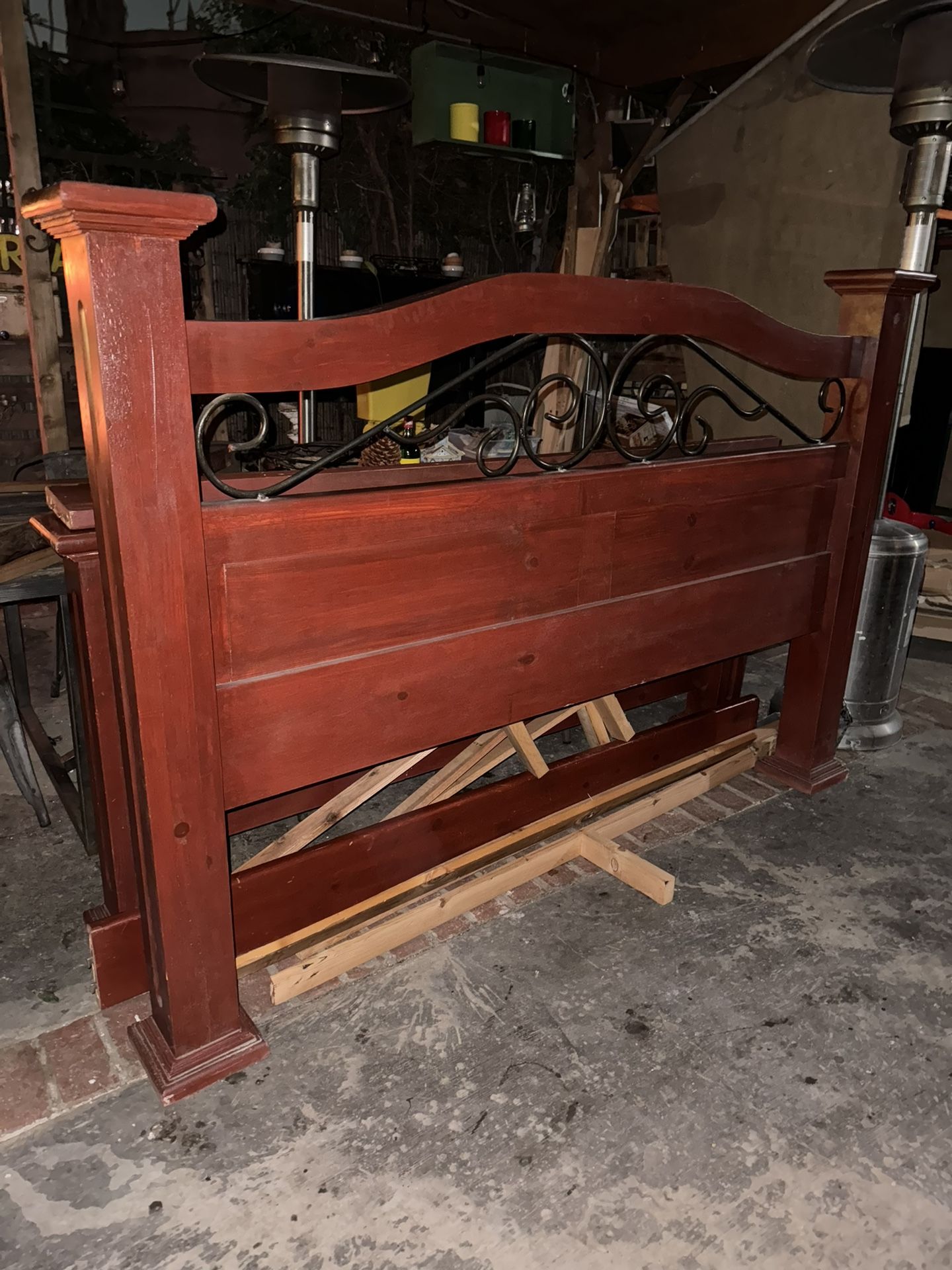 Wood King Size Bed Frame