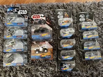 15 Brand New, Never Been Open Star Wars Hot Wheels