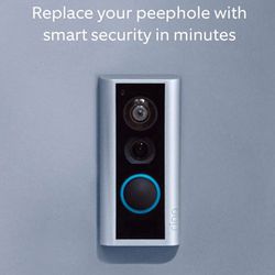 New Ring Peephole Security Video/2 Way Audio Doorbell