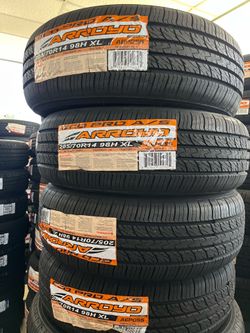 🚘✔️205/70/14 vendo set de llantas nuevas arroyo