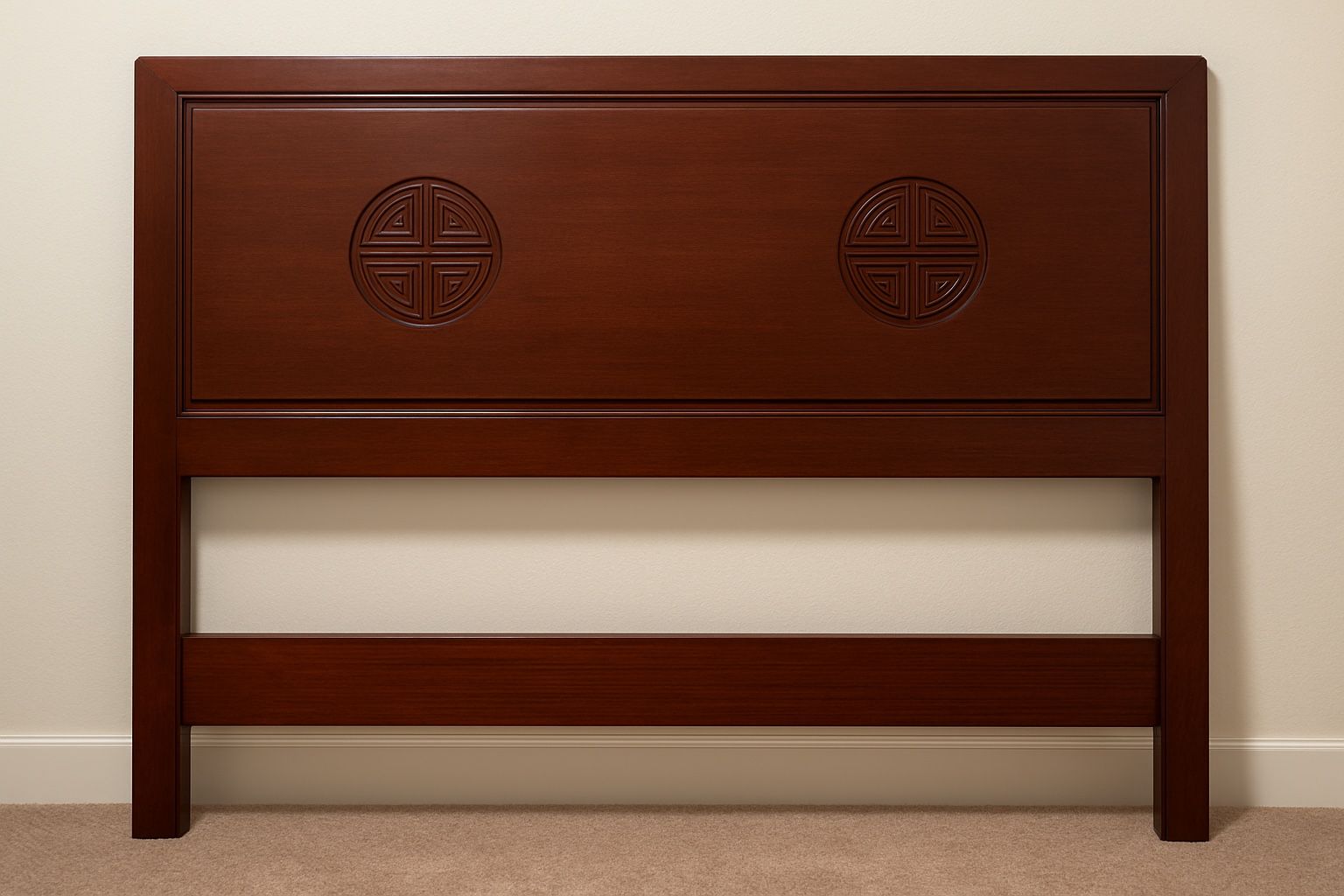 Antique Wood Head Board