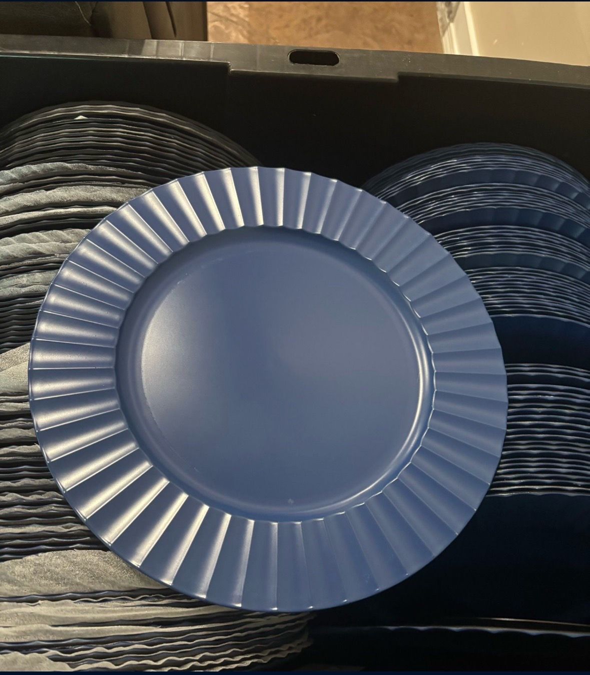 Blue Charger Plates